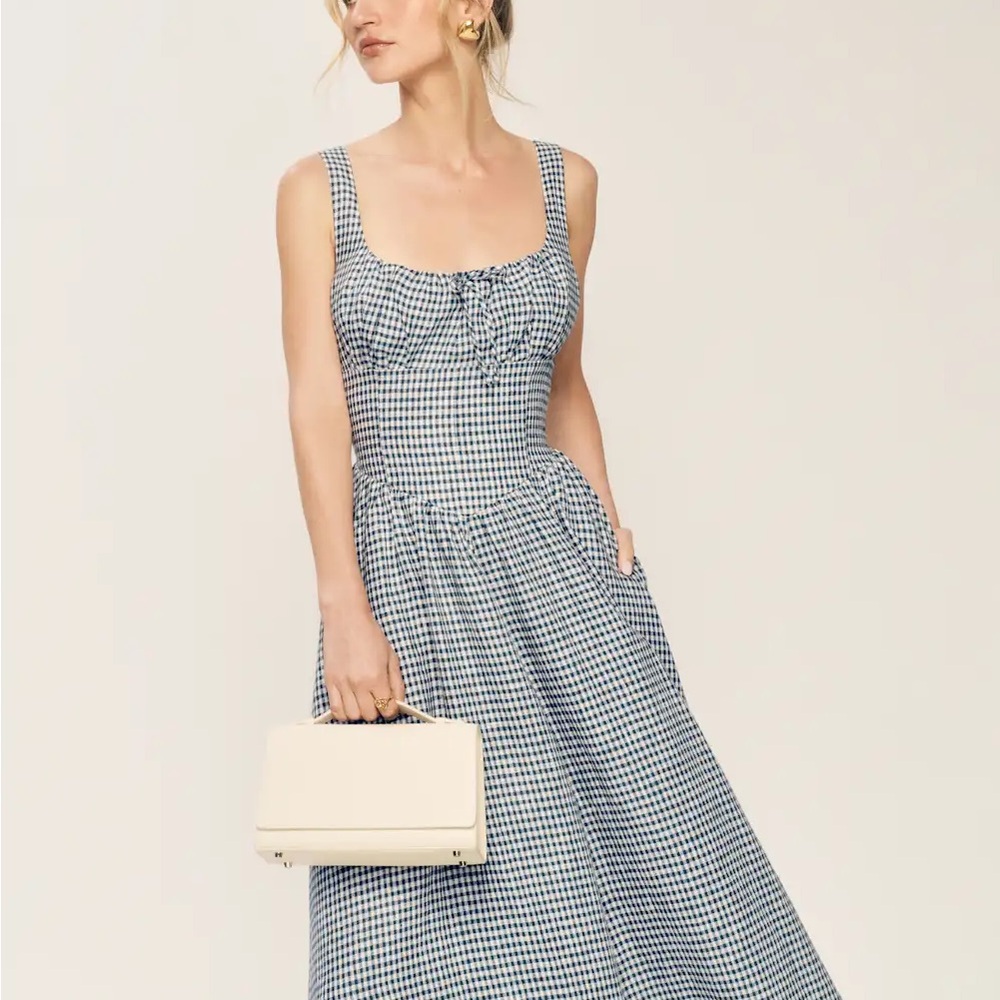 Reformation Balia Linen Maxi Dress